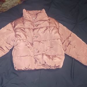 Brown Puffy Children jacket size 3 - 4